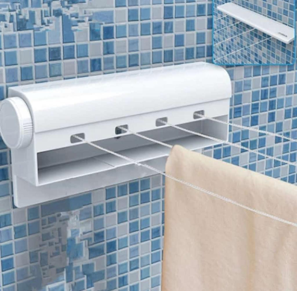 Miniatura 3 de Tendedero Retráctil 5 Cuerdas Practico